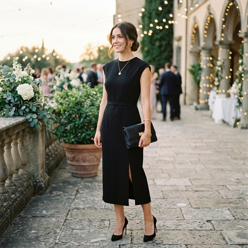 All Black Outfit Ideas For Weddings