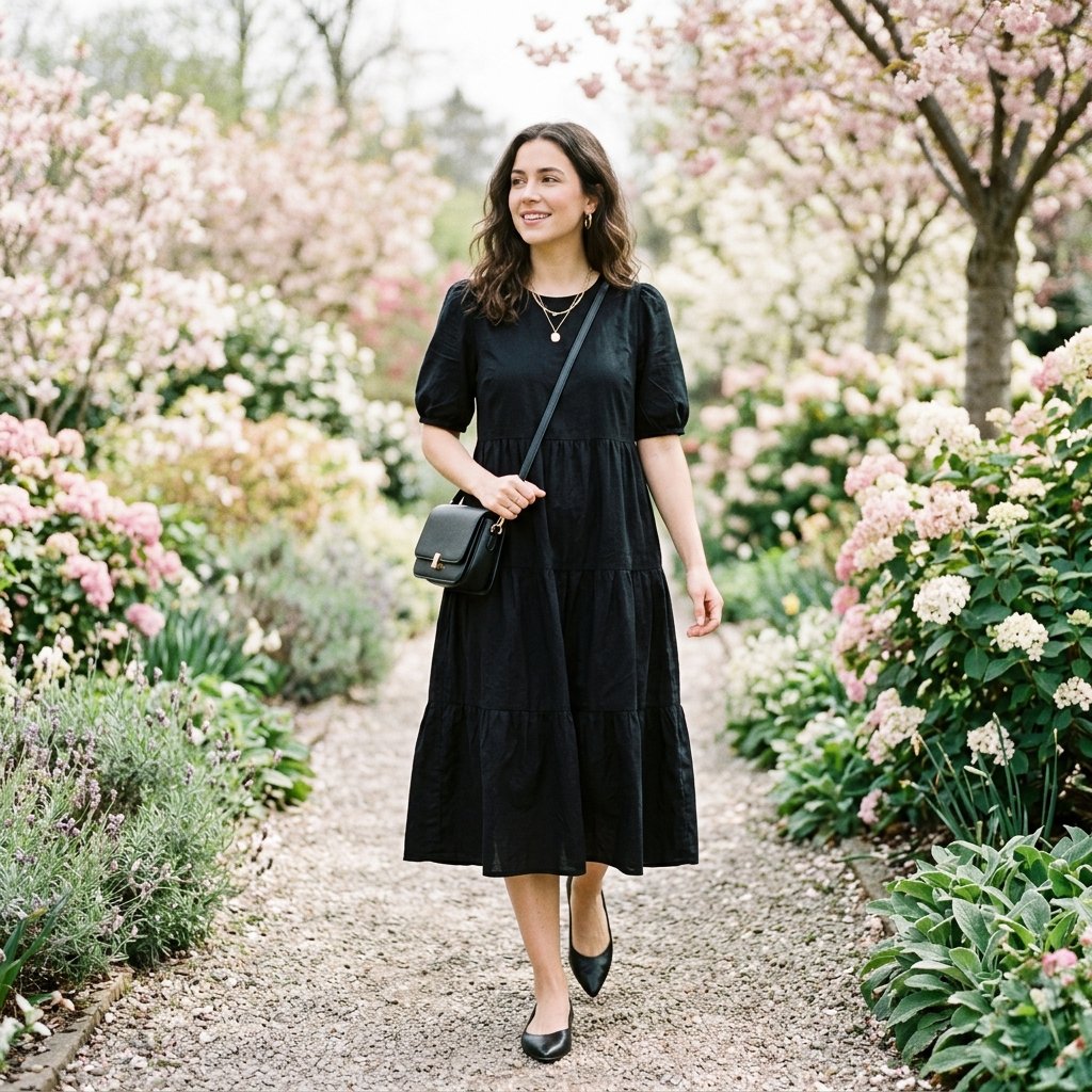 All Black Outfit Ideas For Spring