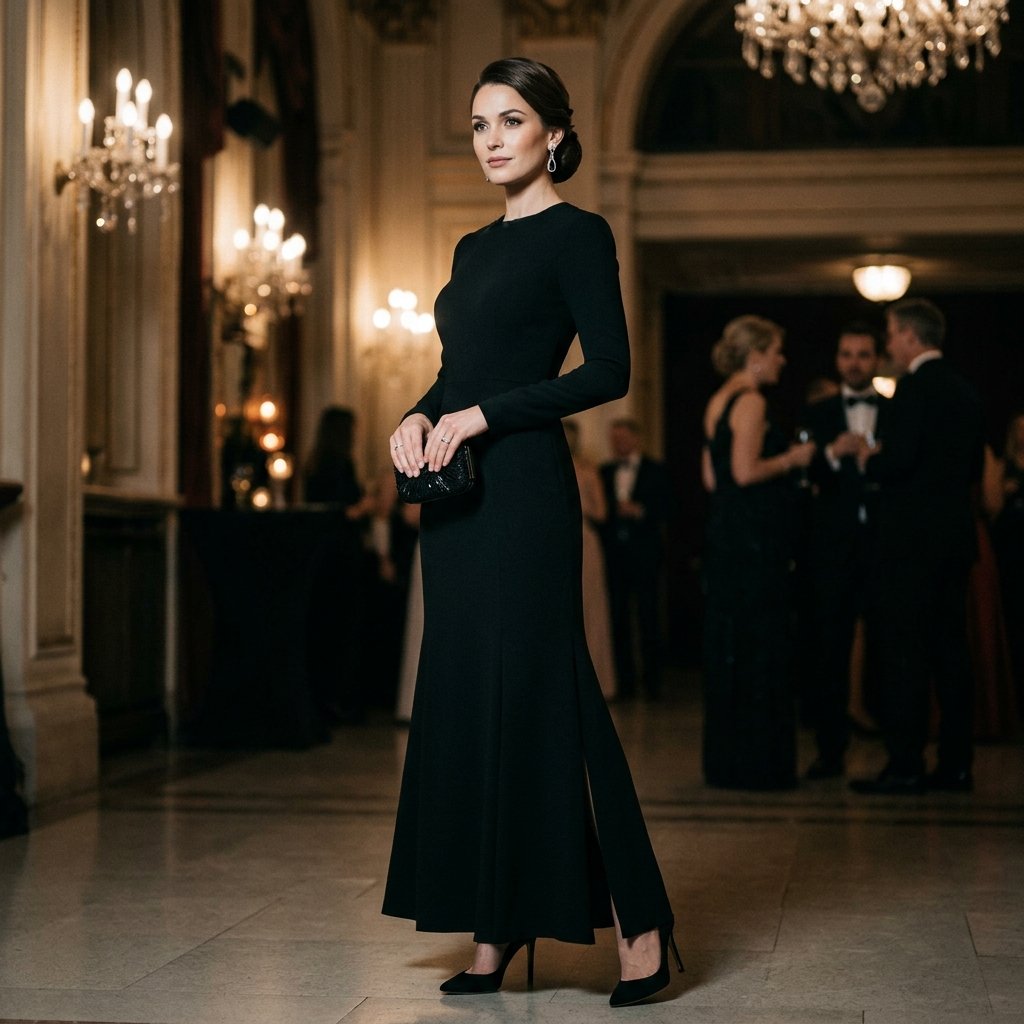 Formal All Black Outfits