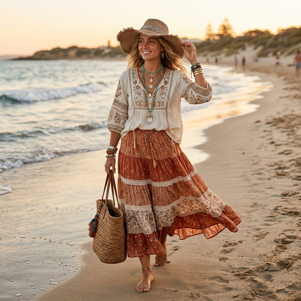 Boho Beach Outfit Ideas