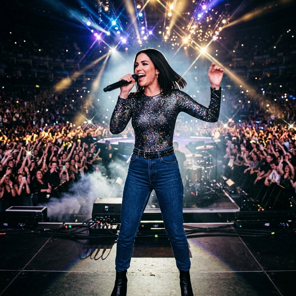 Glitter Bodysuit Concert Ideas