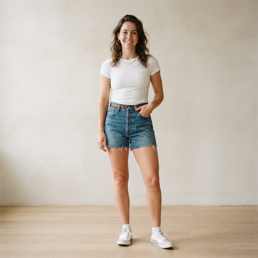 High Waisted Denim Shorts Ideas