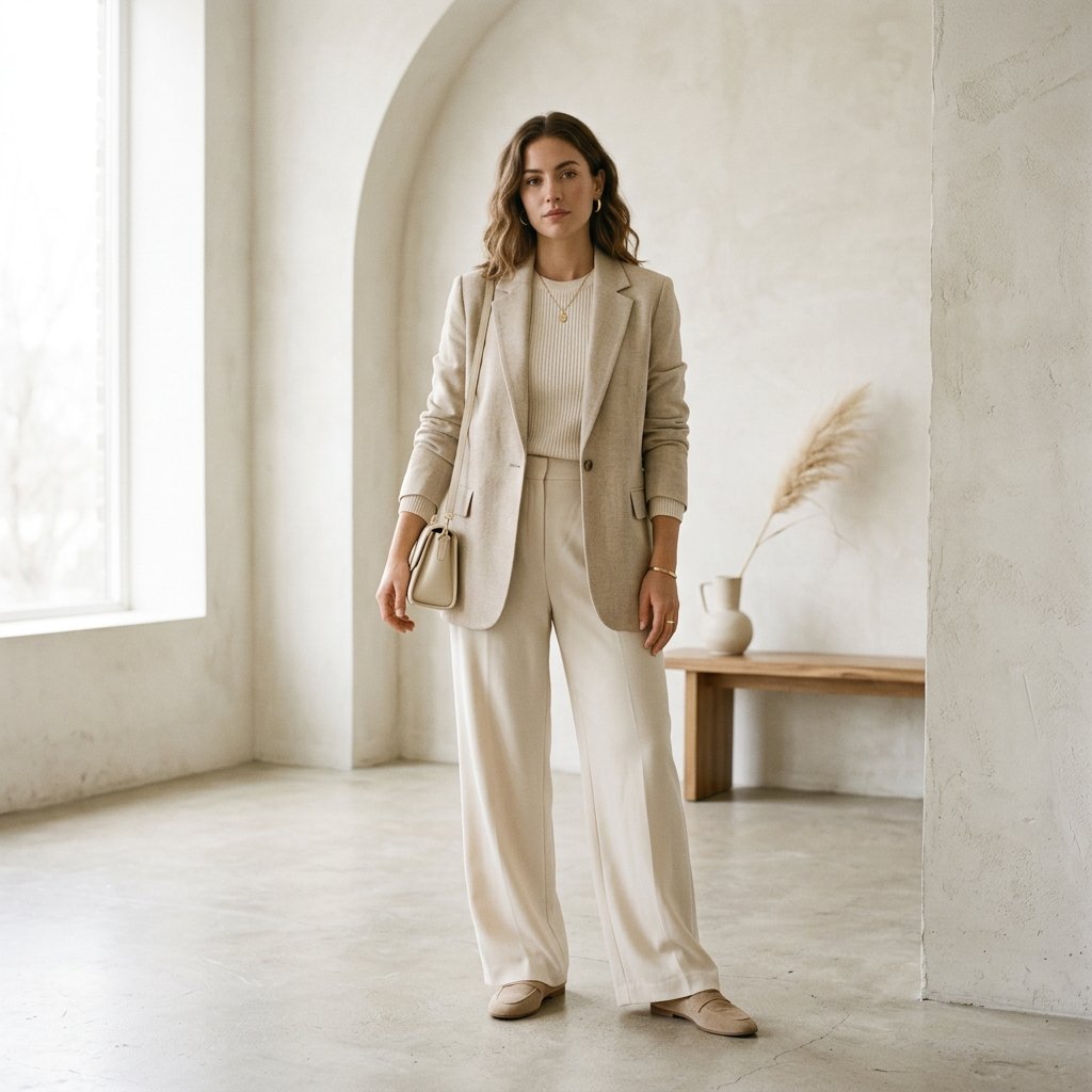 Neutral Palette Business Casual Outfits
