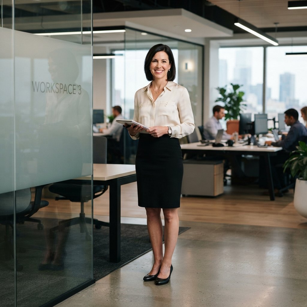 Office Black Skirt Outfit Ideas