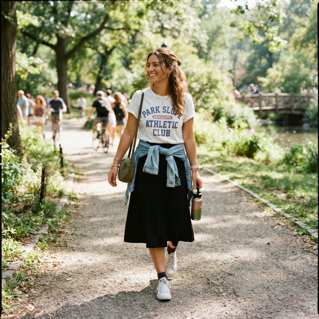 Casual Black Skirt Outfit Ideas