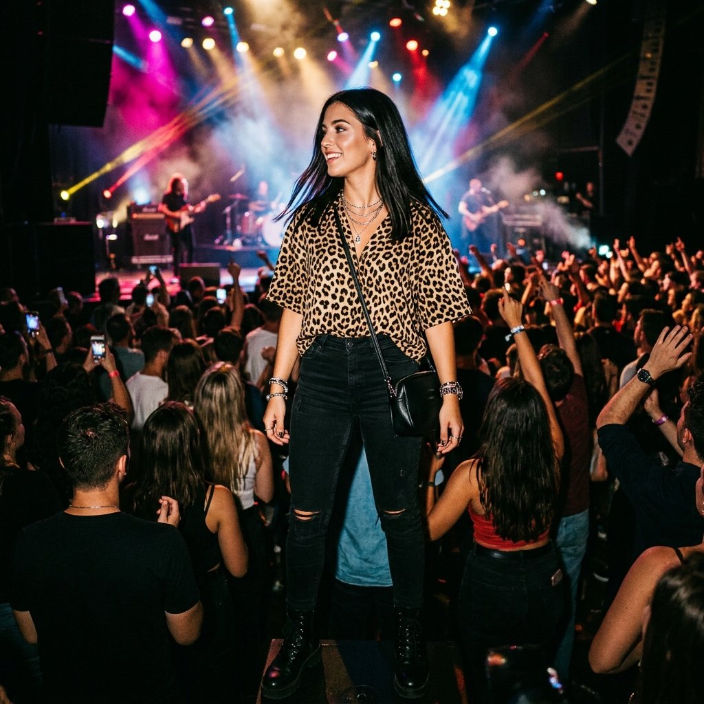 Animal Print Pitbull Concert Outfit Ideas