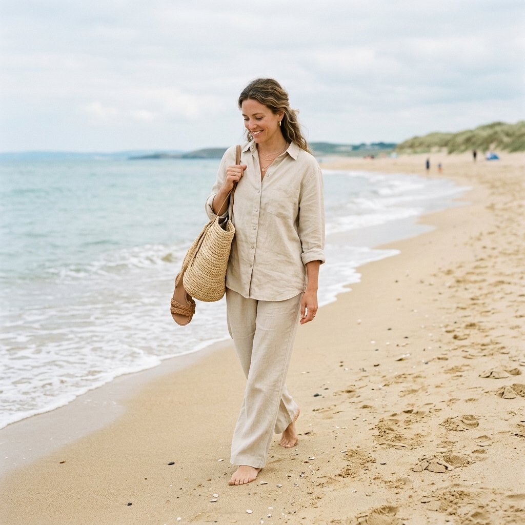 Neutral Tone Beach Outfit Ideas