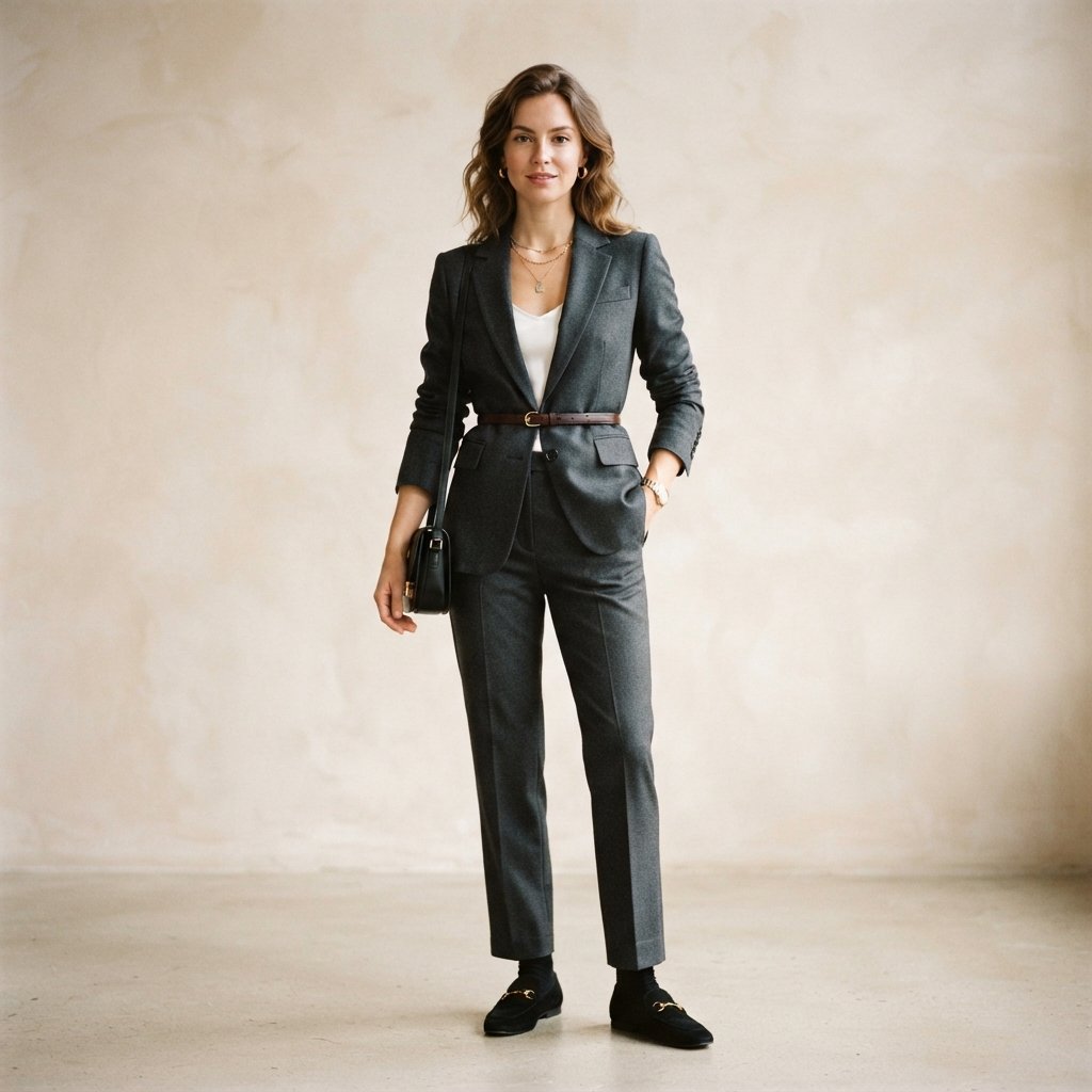 Belted Blazer Outfit Ideas