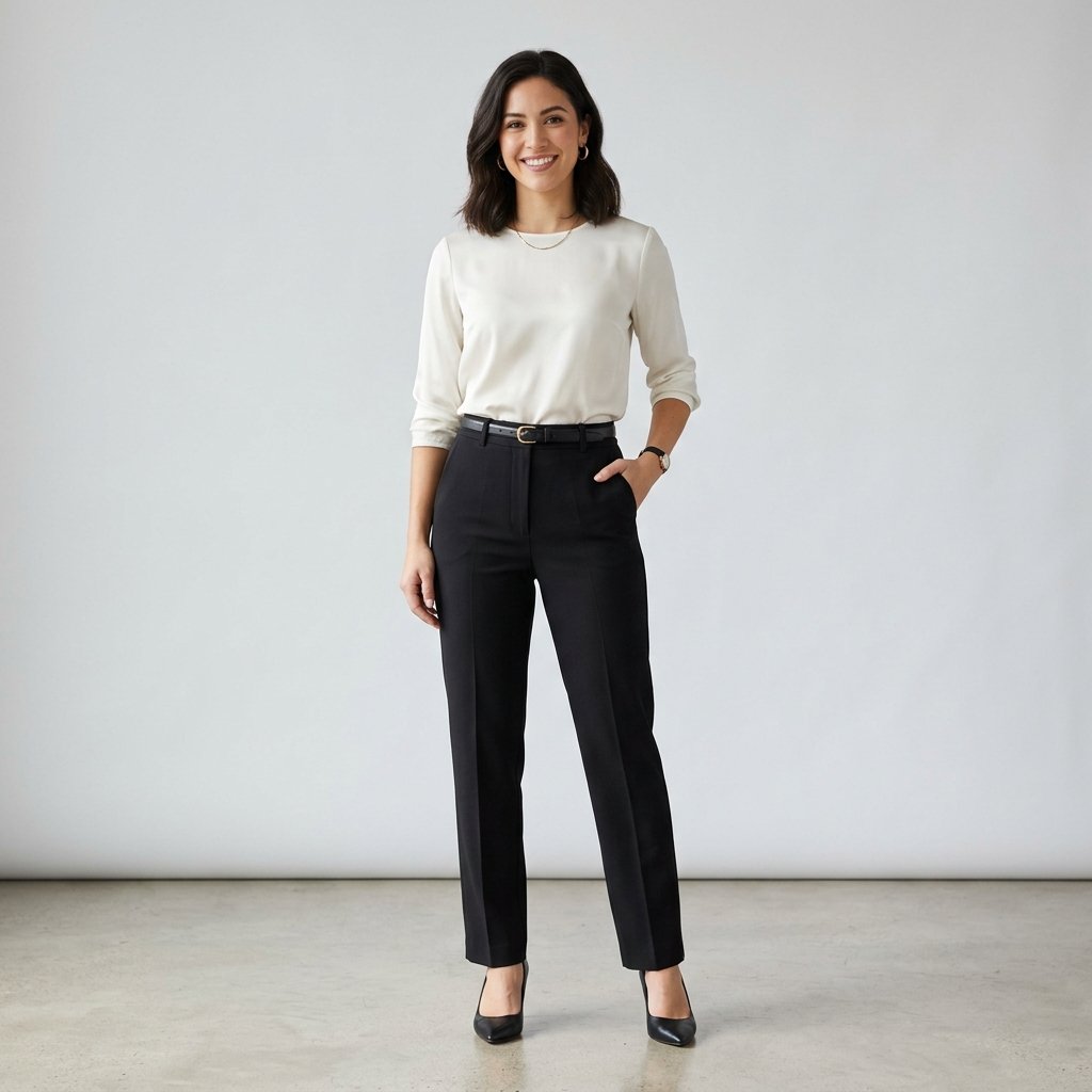 Black High Waisted Pants Outfit Ideas