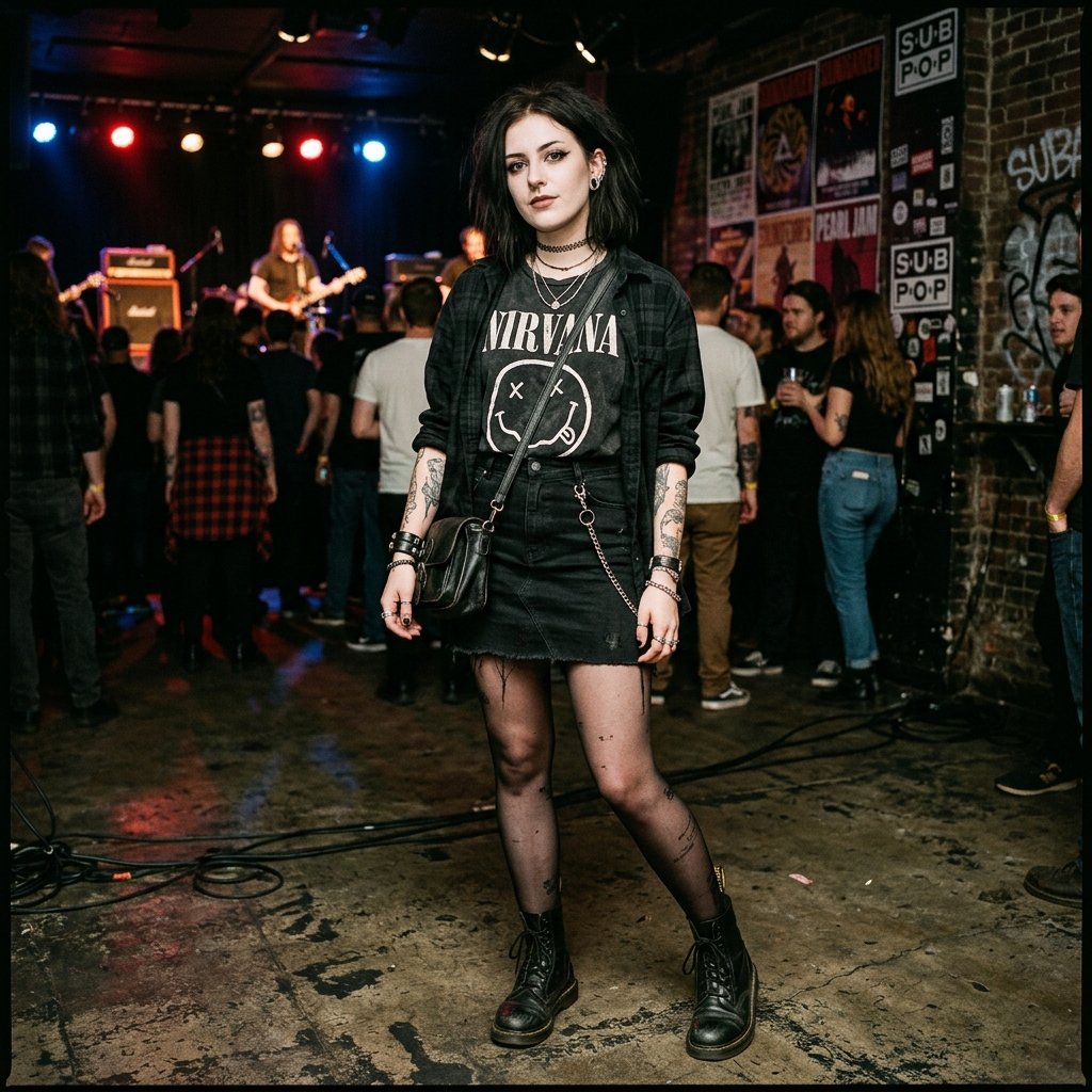 33 Olivia Rodrigo Concert Outfits: A Complete Style Guide 34 All Black Grunge Outfit Idea