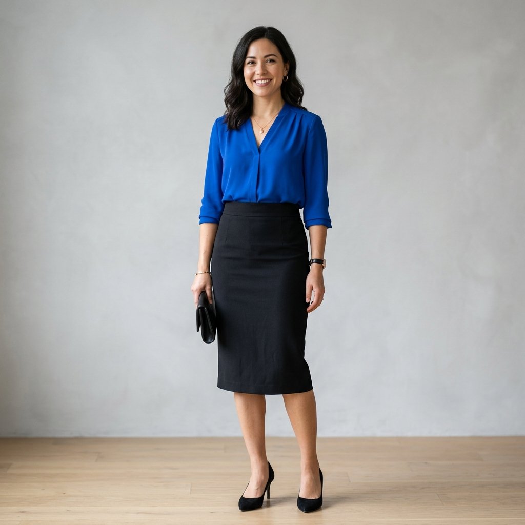 Black Pencil Skirt Outfit Ideas