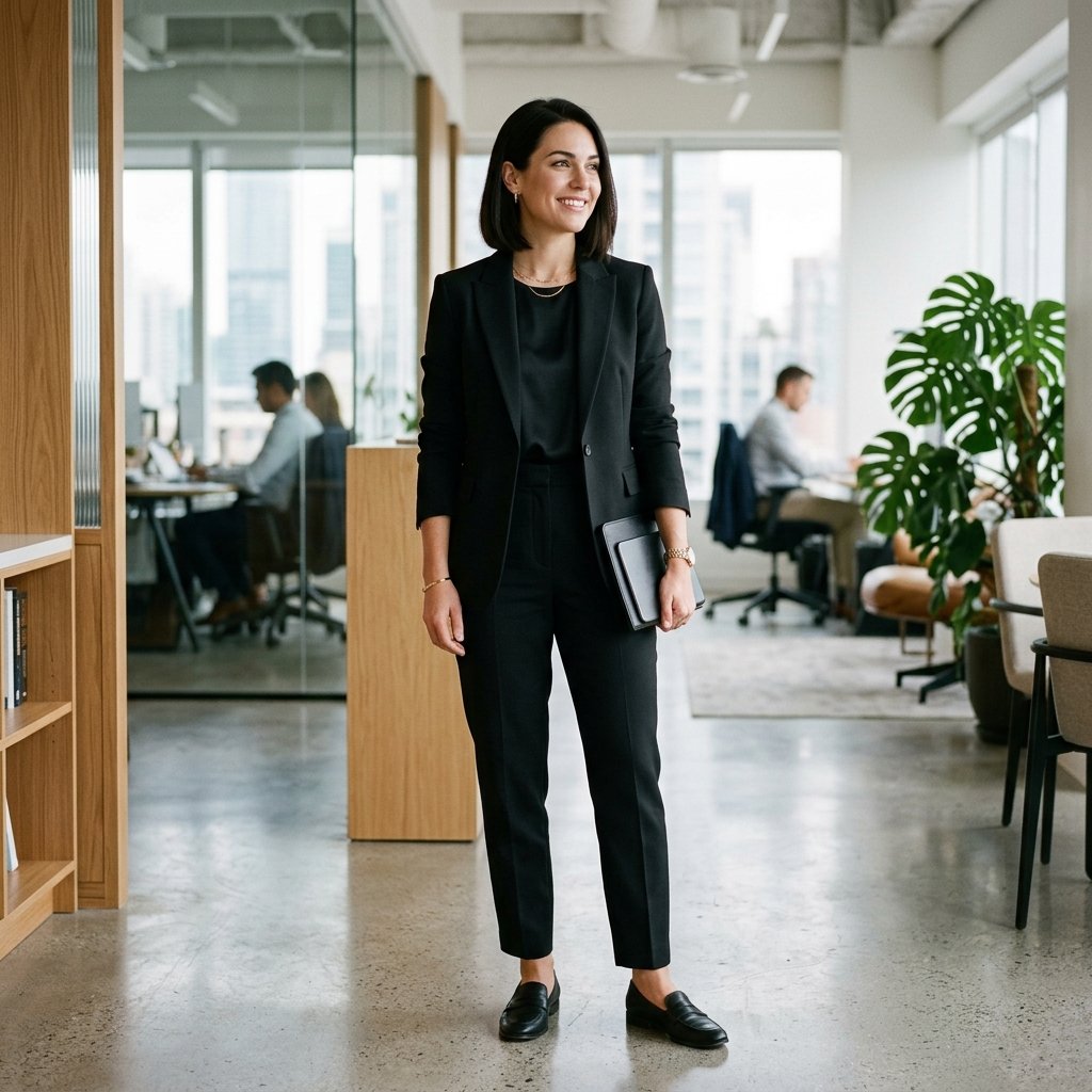 33 Black Shirt Outfits Ideas to Elevate Your Everyday Style 11 Black Shirt and Blazer Combo Ideas