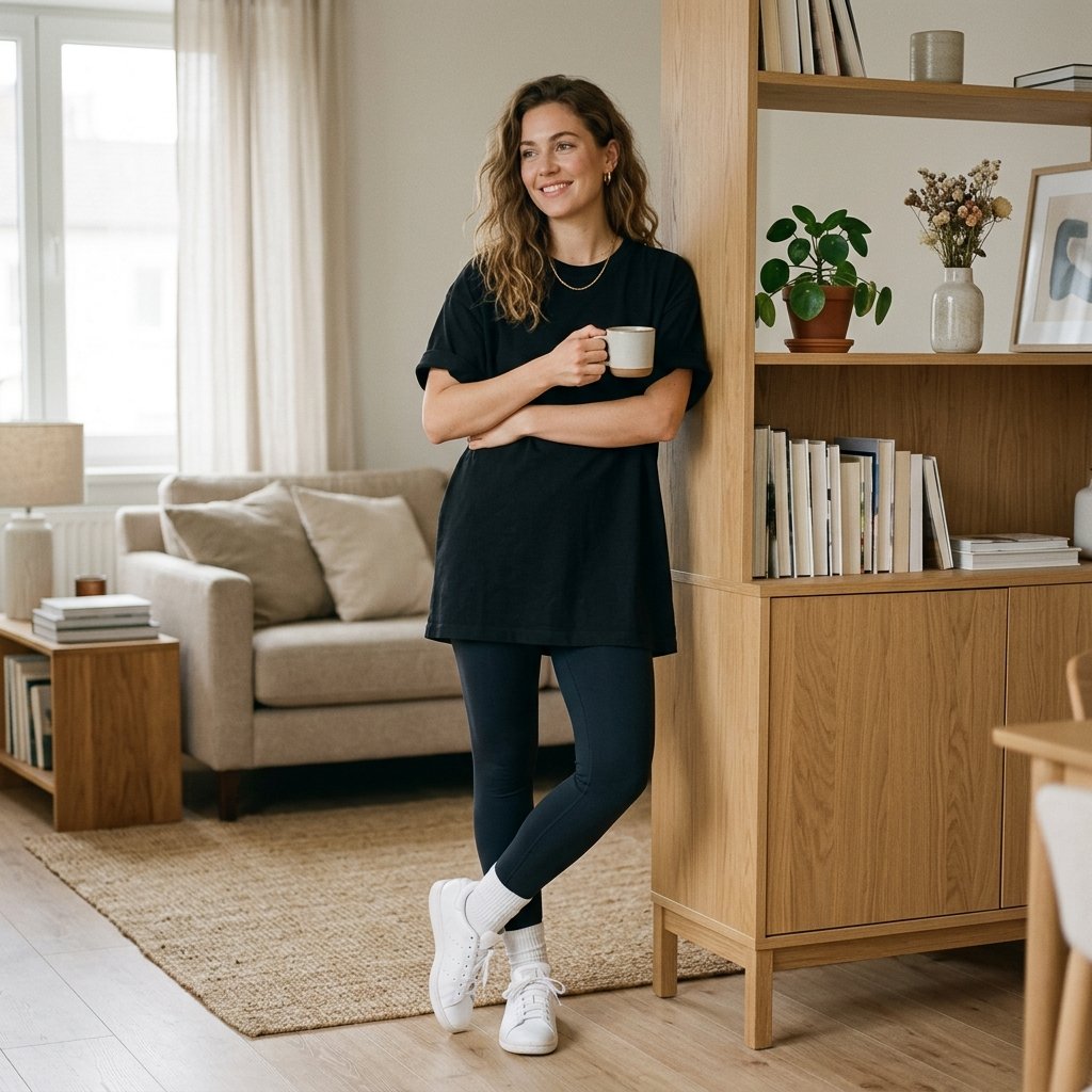 33 Black Shirt Outfits Ideas to Elevate Your Everyday Style 8 Oversized Black Shirt Outfit Ideas