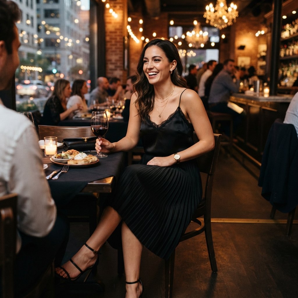 Black Skirt Date Night Outfit Ideas