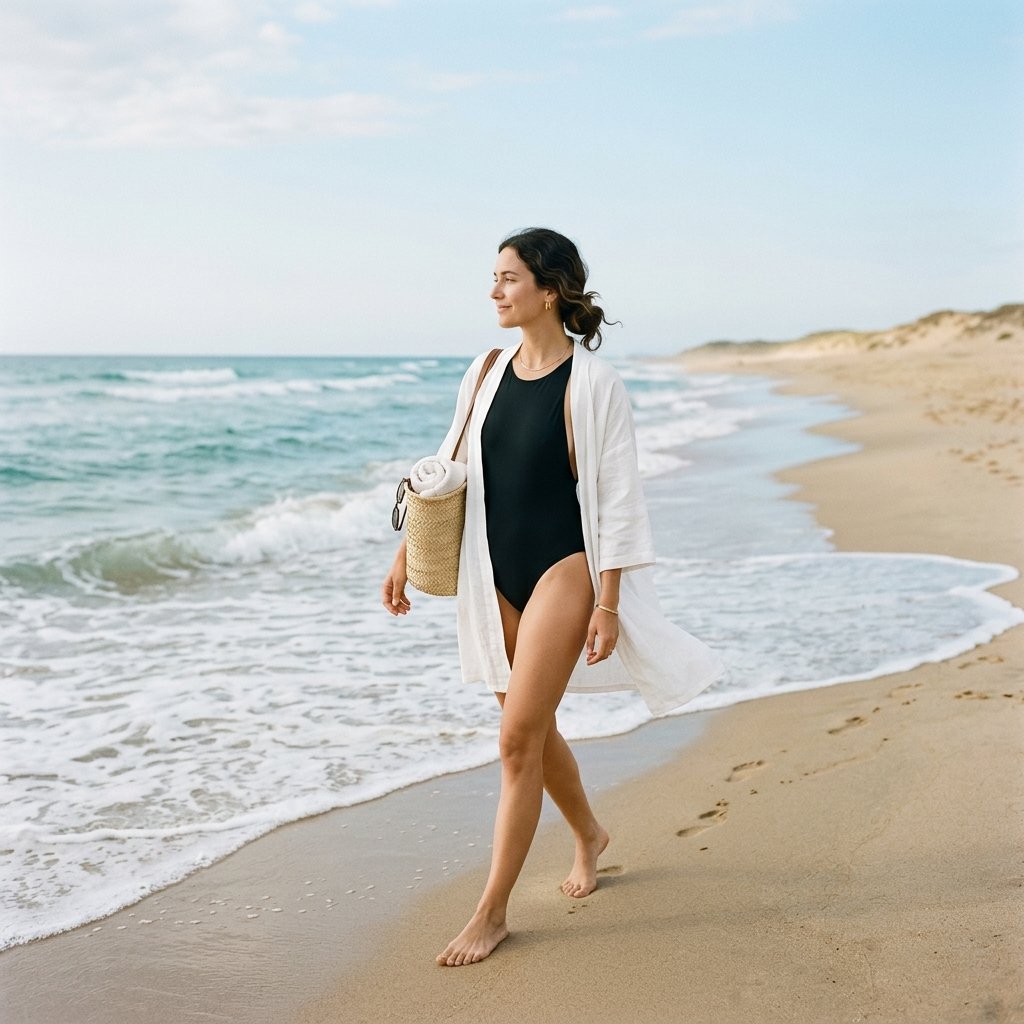 Minimalist Beach Outfits Ideas
