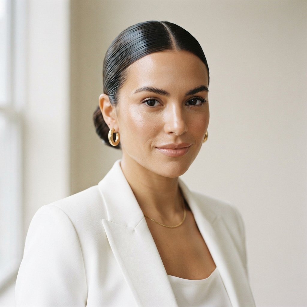 Slicked Bun Outfit Pairing Ideas