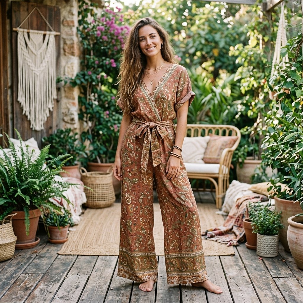 Boho Jumpsuit Outfit Ideas