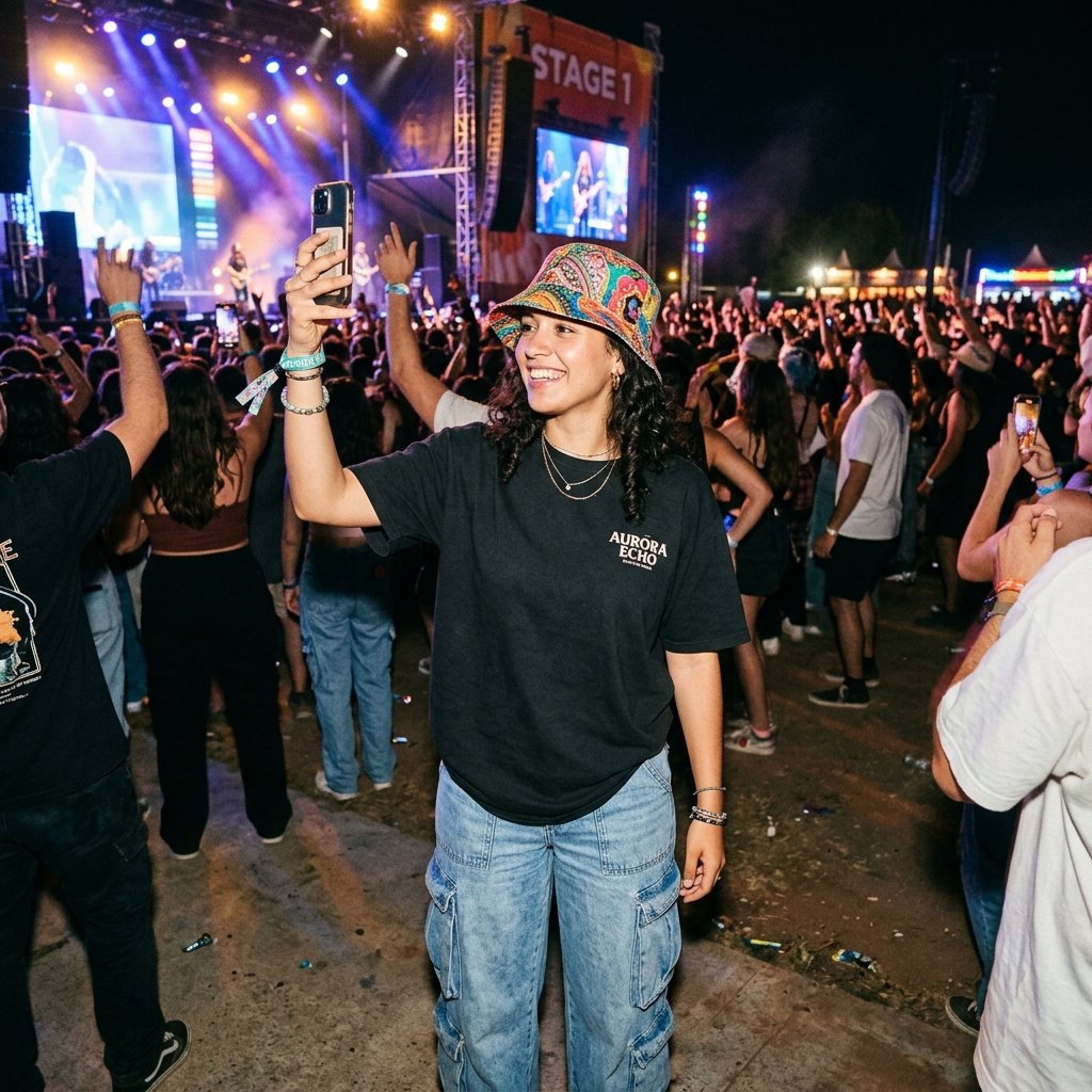 33 Bad Bunny Concert Outfit Ideas: A Complete Style Guide 4 Bucket Hat Concert Idea