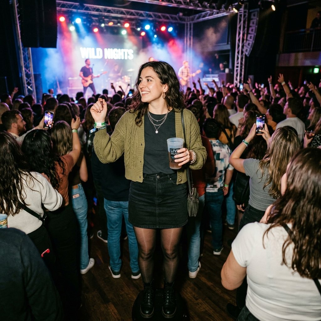 33 Olivia Rodrigo Concert Outfits: A Complete Style Guide 18 Cropped Cardigan Concert Idea