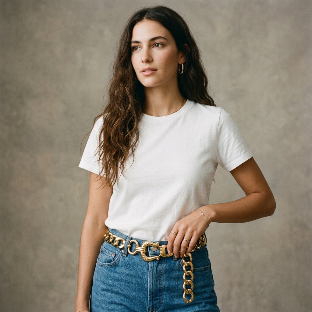 Chain Belt Styling Ideas