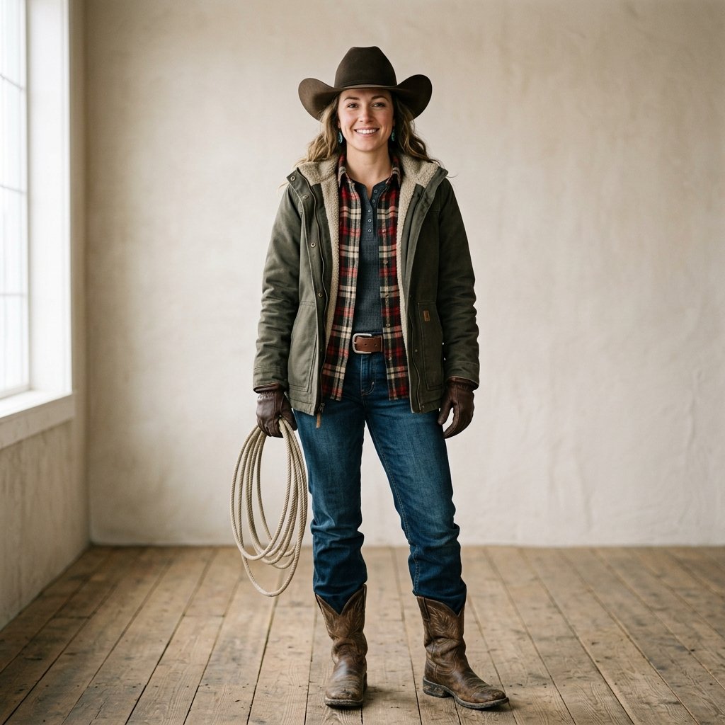 Rodeo Outfit Ideas for Cold Weather
