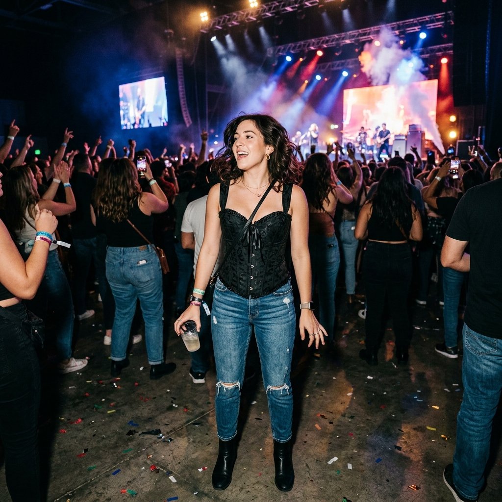 33 Olivia Rodrigo Concert Outfits: A Complete Style Guide 8 Corset Top Concert Idea