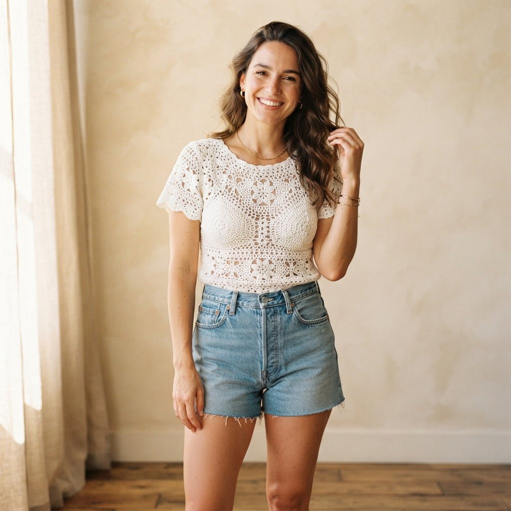 Crochet Top NYC Summer Outfits