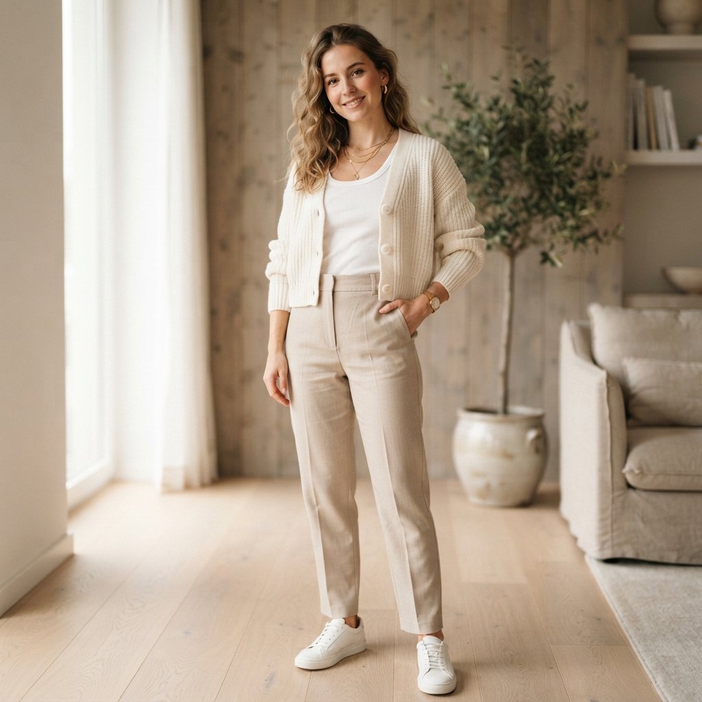 Cropped Cardigan Outfit Ideas