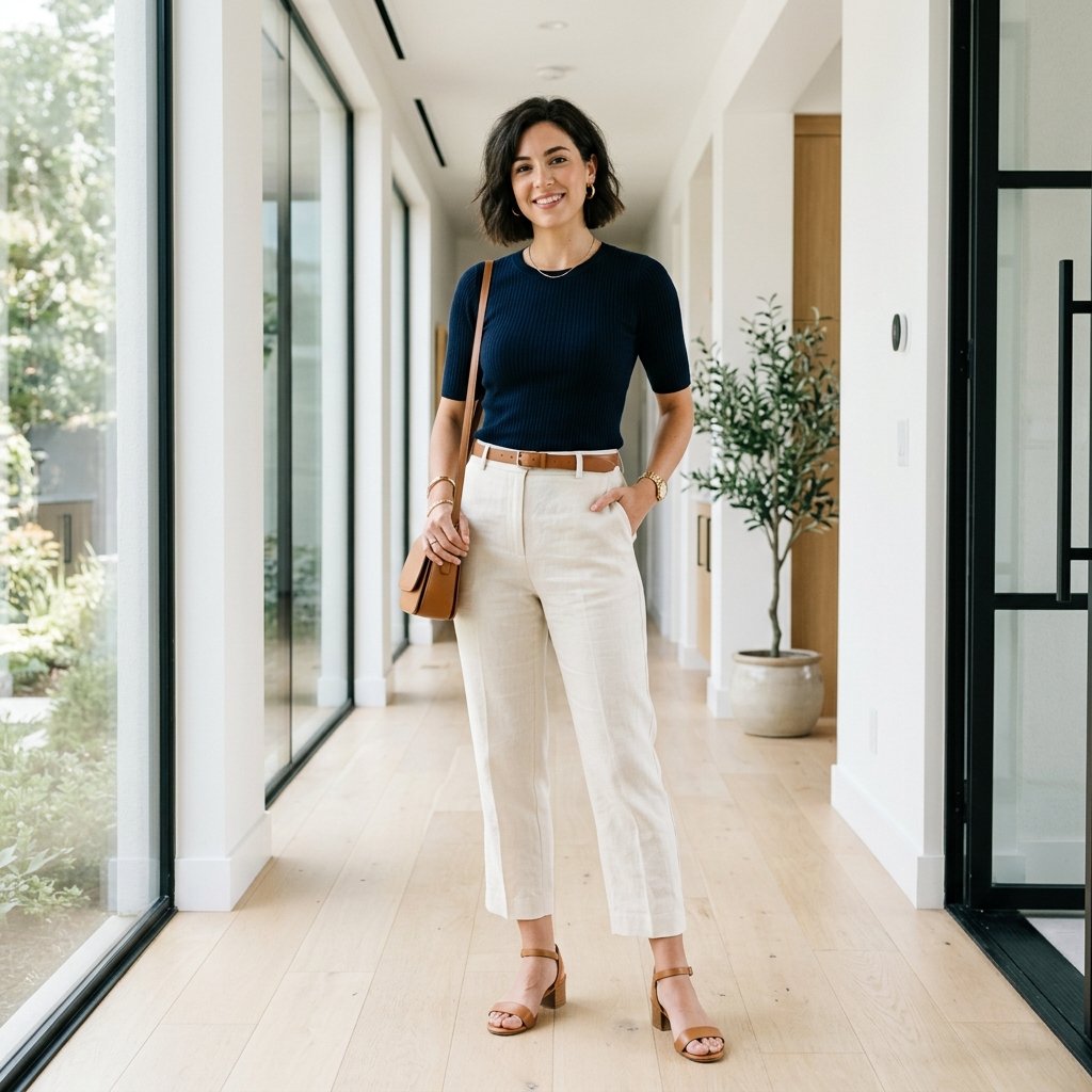 Cropped Trouser Outfit Ideas