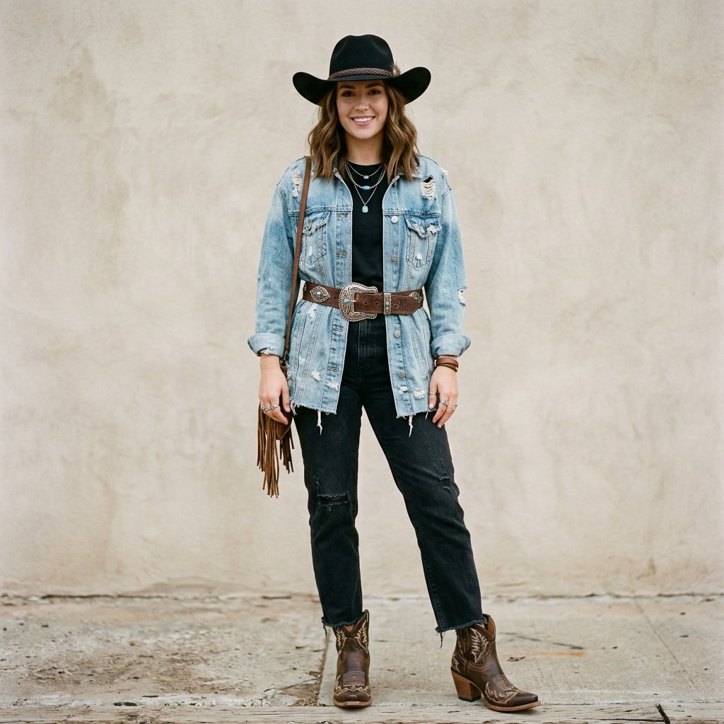 Trendy Rodeo Outfit Idea