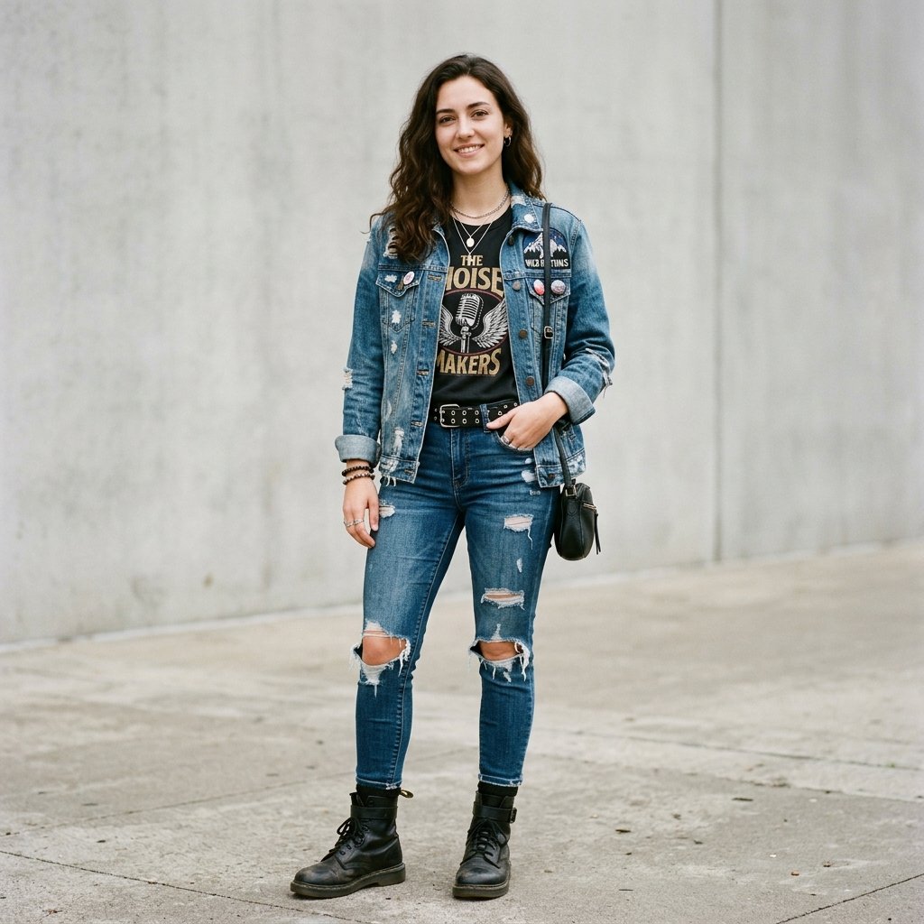 Concert Jean Jacket Outfit Ideas
