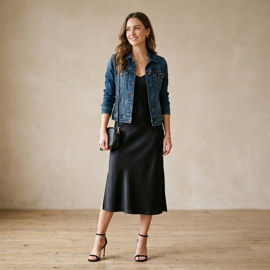 Jean Jacket and Heels Outfit Ideas