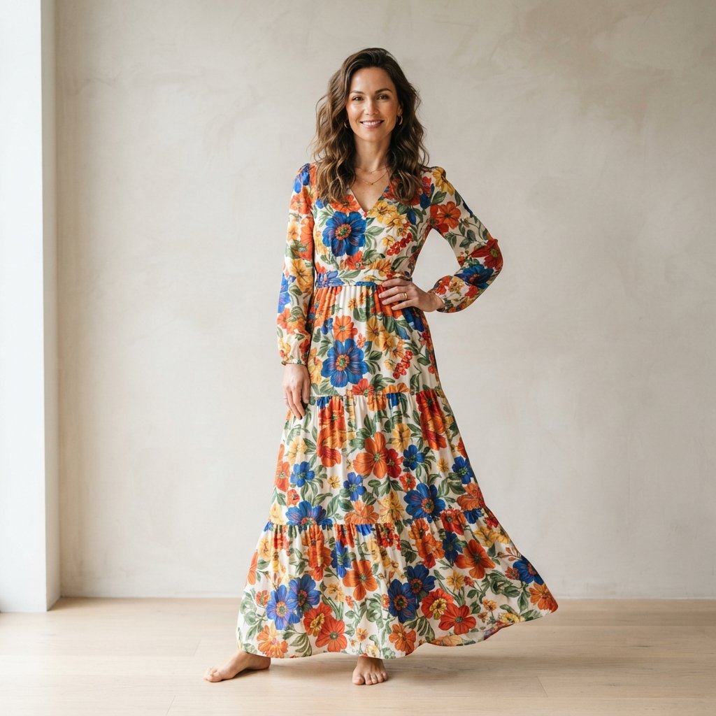 Bold Print Maxi Dress Ideas