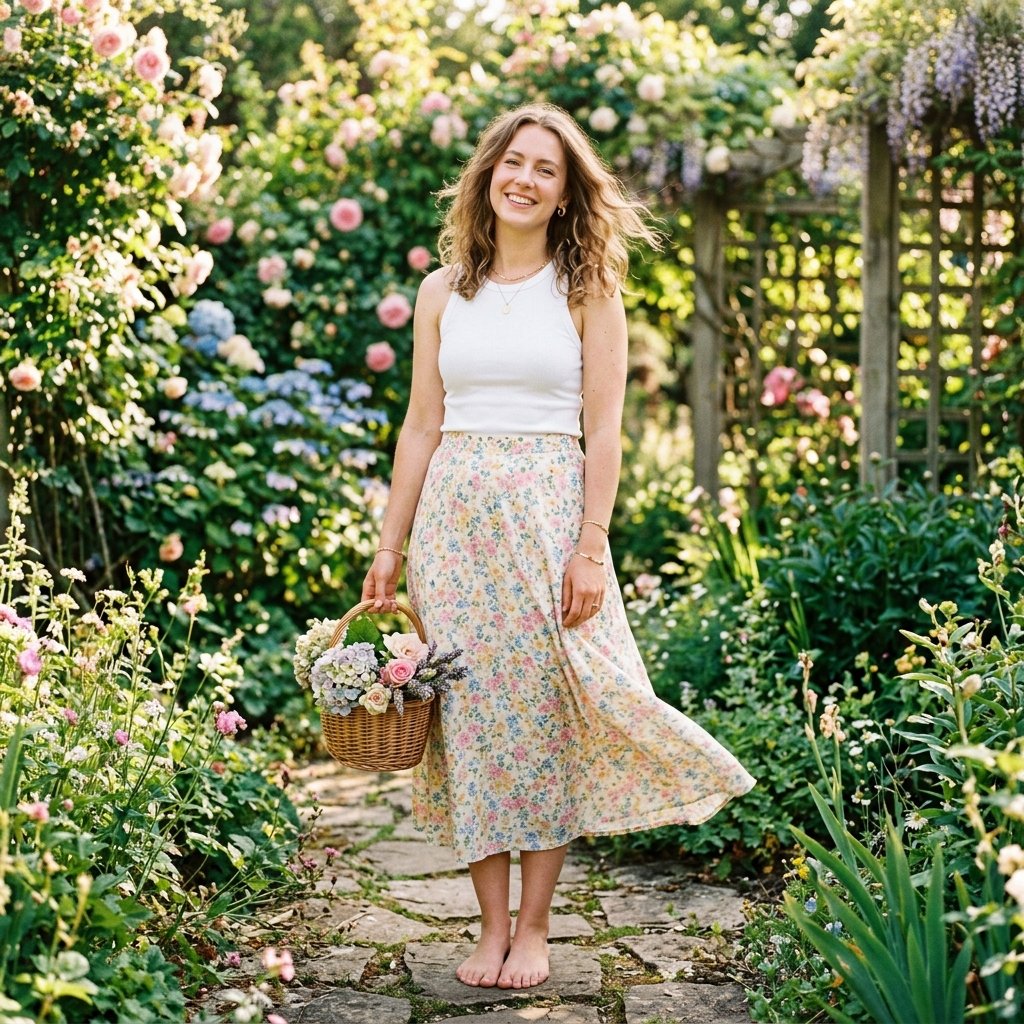 32 Midi Skirt Outfits Ideas That Are Pure Pinterest Gold 4 Floral Midi Skirt Outfits Ideas