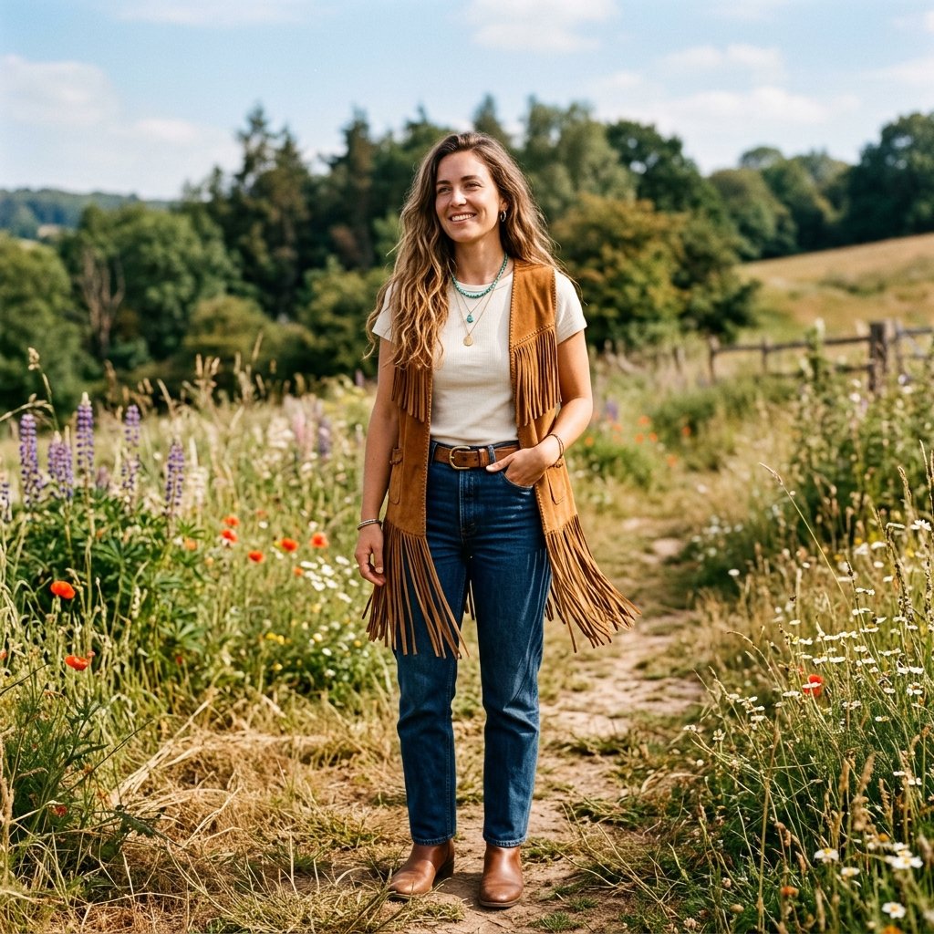 Boho Vest Outfit Ideas
