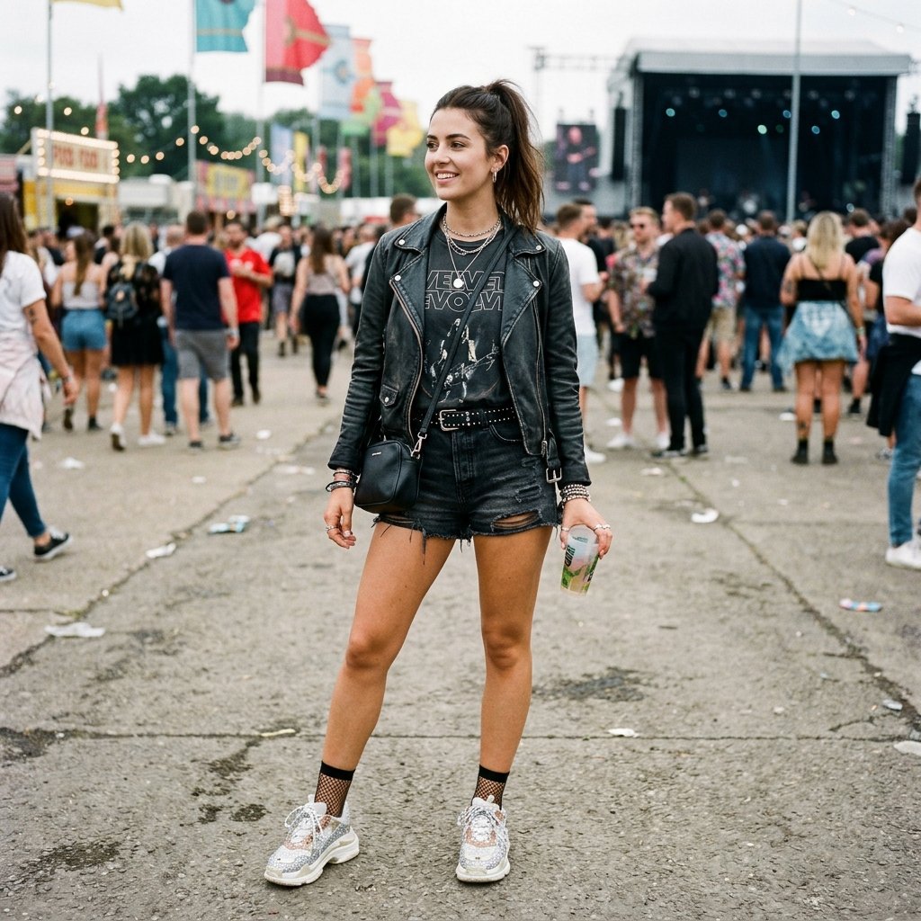 Glam Sneaker Styling Pitbull Concert Outfit Ideas
