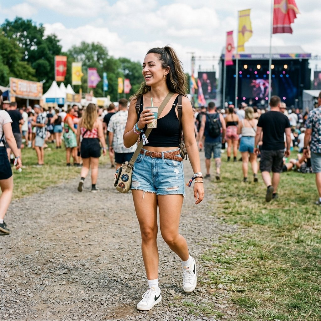High Waisted Shorts Outfit Ideas