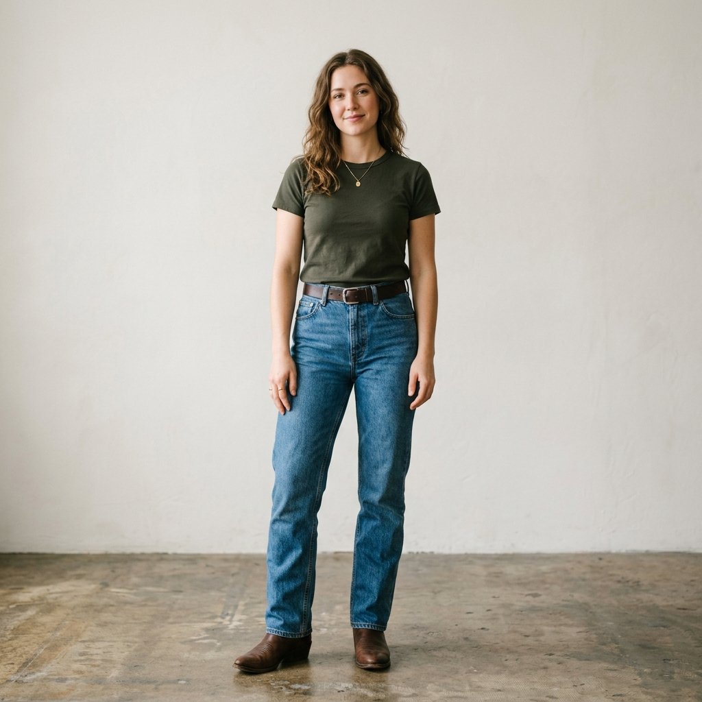Minimalist Rodeo Outfit Idea