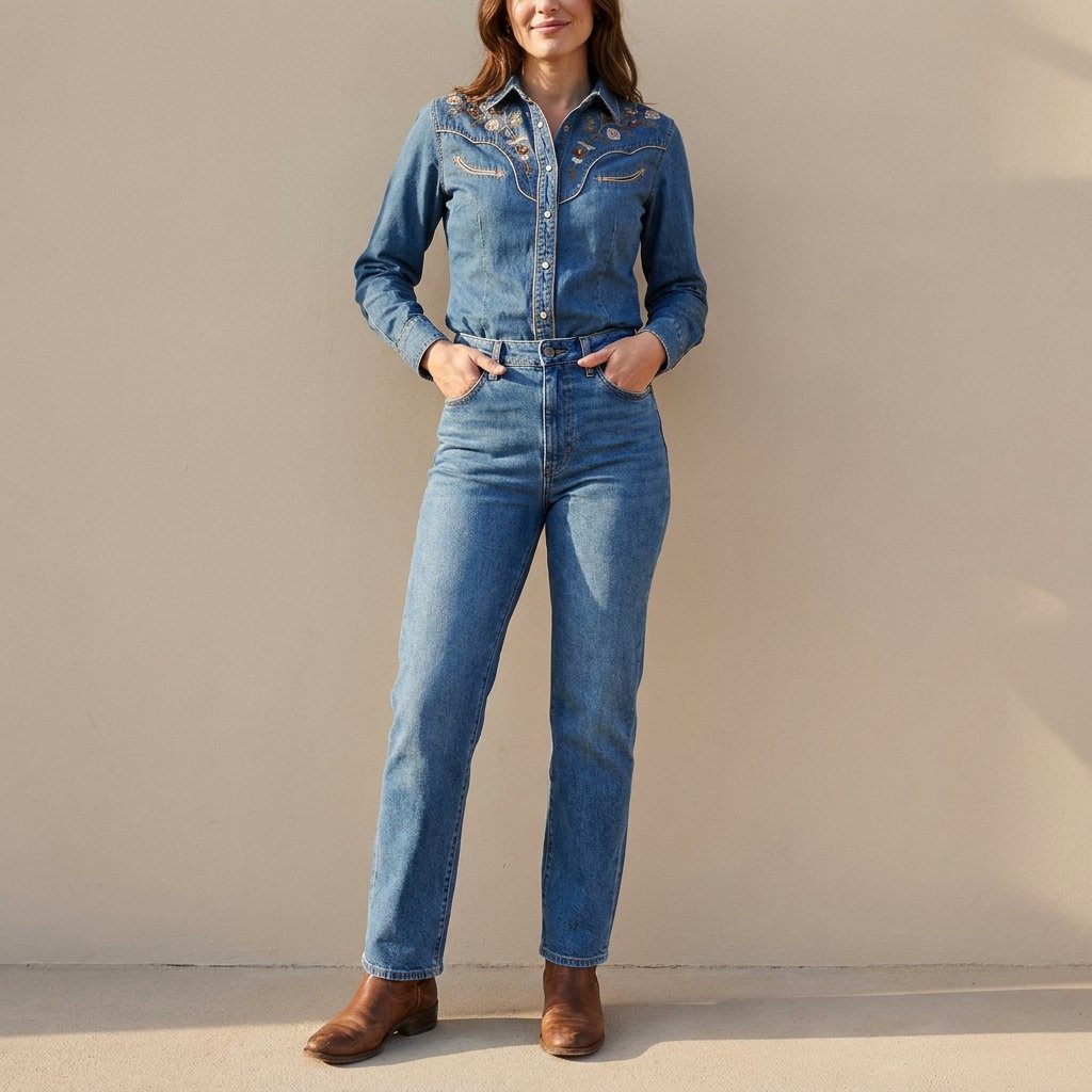 Rodeo Outfit Idea with Jeans