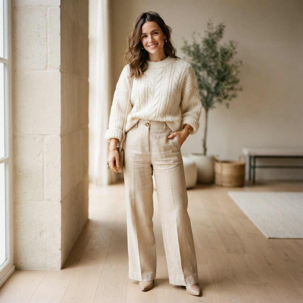 Soft Knit Sweater Outfit Ideas
