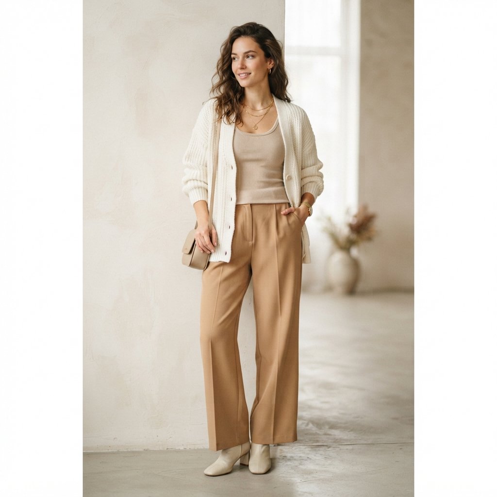 Neutral Layered Outfit Ideas