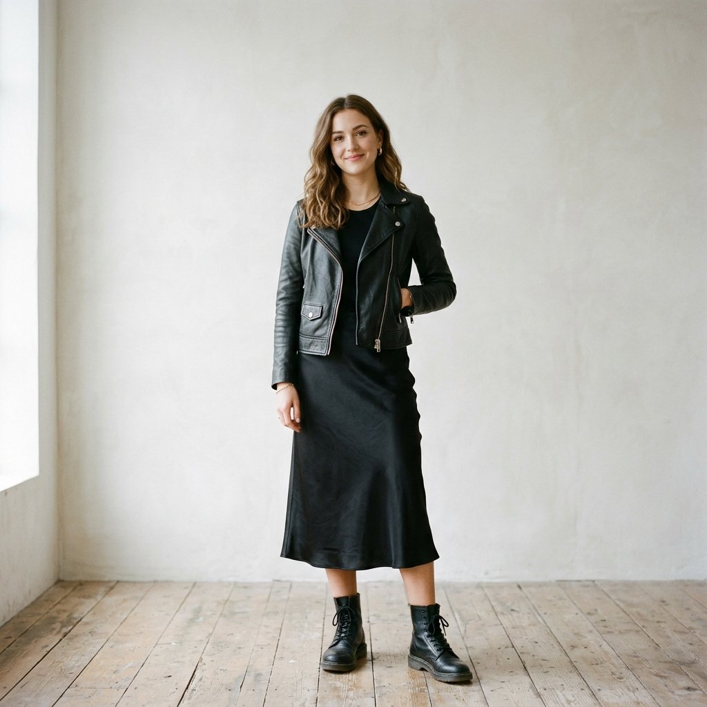 Womens Leather Jacket Outfit Ideas