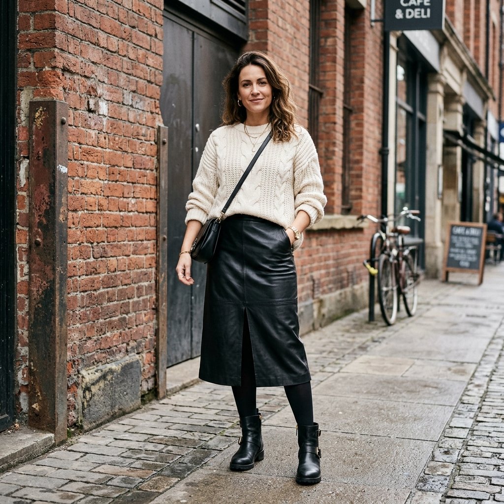 32 Midi Skirt Outfits Ideas That Are Pure Pinterest Gold 6 Leather Midi Skirt Outfits Ideas