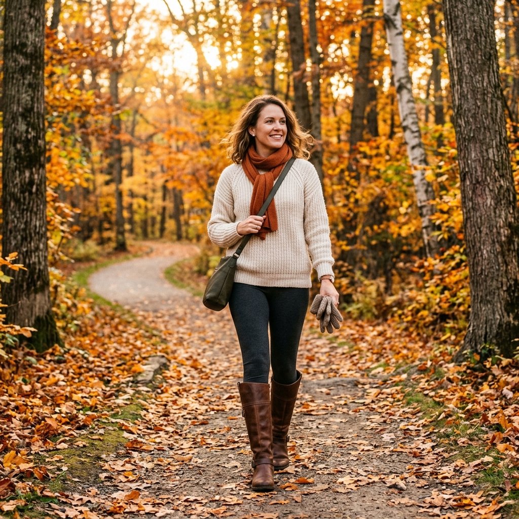 Boots with Leggings Outfit Ideas