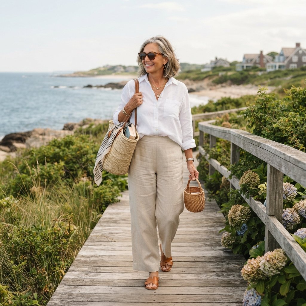 Coastal Grandmother Outfit Ideas