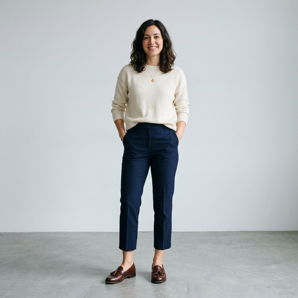 Loafer and No Show Sock Outfit Ideas