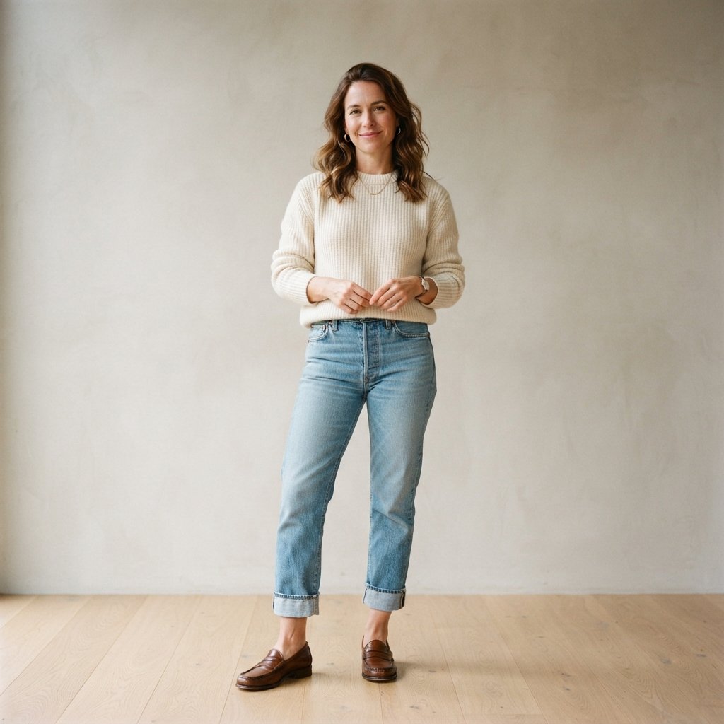 Light Blue Jeans and Loafers Outfit Ideas