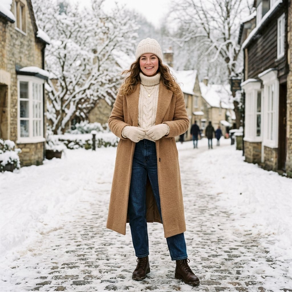 Long Coat and Sweater Idea