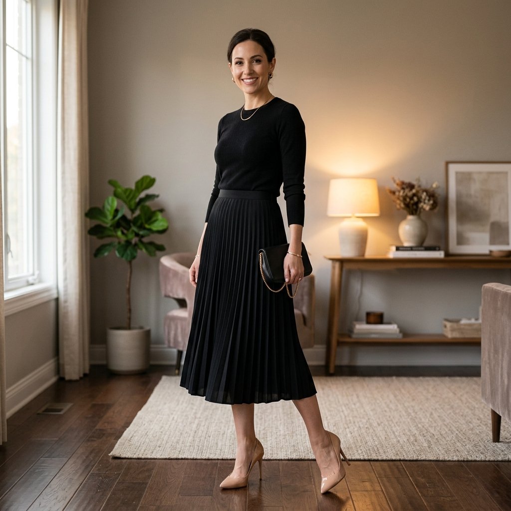32 Midi Skirt Outfits Ideas That Are Pure Pinterest Gold 27 Midi Skirt and Heels Outfit Ideas