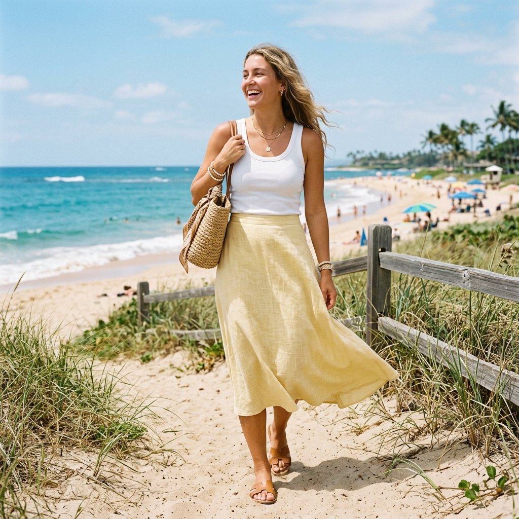 32 Midi Skirt Outfits Ideas That Are Pure Pinterest Gold 32 Summer Midi Skirt Outfit Ideas